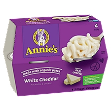 Annie's Homegrown White Cheddar Macaroni & Cheese, 2.01 oz, 4 count