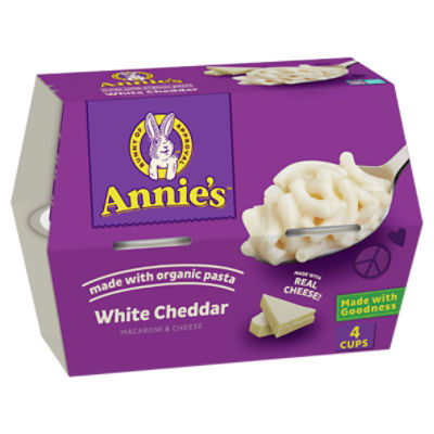 Annie's Homegrown White Cheddar Macaroni & Cheese, 2.01 oz, 4 count