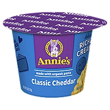 Annie's Deluxe Rich & Creamy Shells & Classic Cheddar Macaroni & Cheese Sauce, 2.6 oz