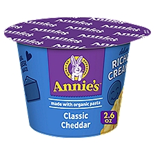 Annie's Classic Cheddar Shells & Cheese, 2.6 oz, 2.6 Ounce