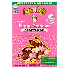 Annie's Homegrown Bunny Grahams Organic Neapolitan, Baked Graham Snacks, 7.5 Ounce