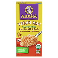 Annie's Vegan Red Lentil Spirals with Sweet Potato & Pumpkin, Pasta & Sauce, 5.5 Ounce
