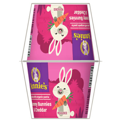 Annie's Yummy Bunnies & Cheddar Pasta & Cheese, 6 oz