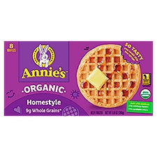 Annie's Organic Homestyle Waffles, 8 count, 9.8 oz