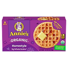 Annie's Organic Homestyle, Waffles, 8 Each