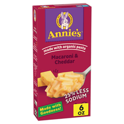 Annie's Macaroni & Cheddar, 6 oz, 6 Ounce