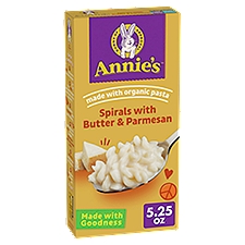 Annie's Spirals with Butter & Parmesan Pasta & Cheese, 5.25 oz