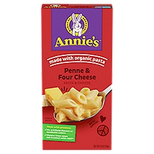 Annie's Homegrown Four Cheese Macaroni and Cheese, 5.5 oz Box, 5.5 Ounce