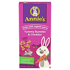 Annie's Yummy Bunnies & Cheddar Pasta & Cheese, 6 oz