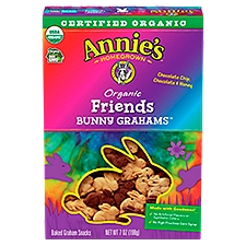 Annie's Homegrown Bunny Grahams Organic Friends Baked Graham Snacks, 7 oz