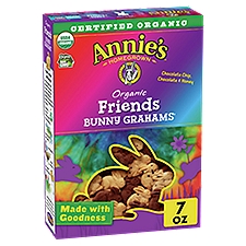 Annie's Homegrown Bunny Grahams Organic Friends Baked Graham Snacks, 7 oz, 7 Ounce