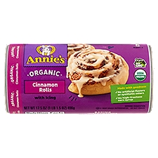 Annie's Organic Cinnamon Rolls with Icing, 5 count, 17.5 oz