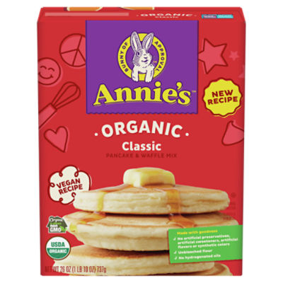 Annie's Organic Classic Pancake & Waffle Mix, 26 oz