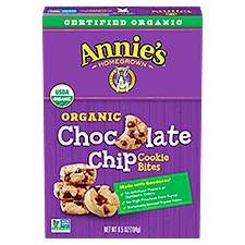 Annie's Homegrown Organic Chocolate Chip, Cookie Bites, 6.5 Ounce