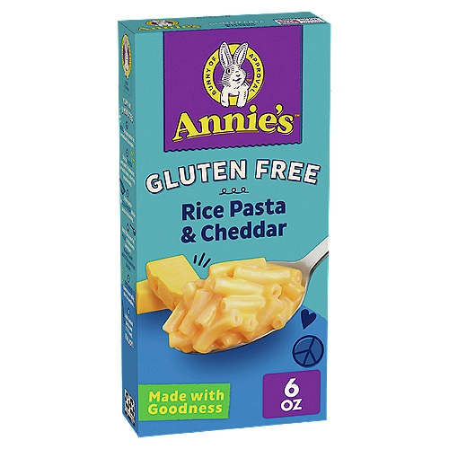 Annie's Gluten Free Rice Pasta & Cheddar, 6 oz
