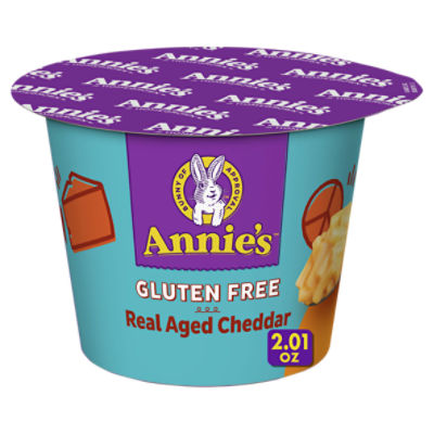 Annie's Gluten Free Real Aged Cheddar Rice Pasta & Cheese, 2.01 oz, 2.01 Ounce