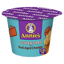 Annie's Gluten Free Real Aged Cheddar Rice Pasta & Cheese, 2.01 oz, 2.01 Ounce