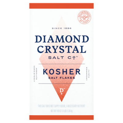 Diamond Crystal Salt Co. Kosher Salt Flakes, 48 oz