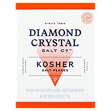 Diamond Crystal Pure and Natural Kosher Salt, 26 oz