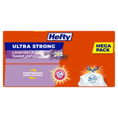 Hefty® Ultra Strong Lavender & Sweet Vanilla Tall 13 Gallon