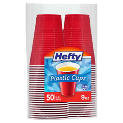 Comfy Package [50 Count] 9 oz. Disposable Party Plastic Cups - Assorted  Colors Drinking Cups