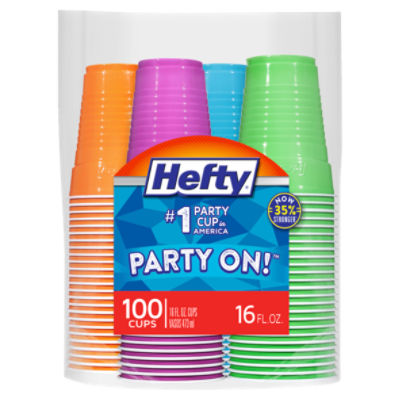 Hefty Super Strong White Paper Plates, 192 Count 