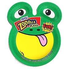 Hefty Zoo Pals Coated Paper Plates, 15 count, 15 Each