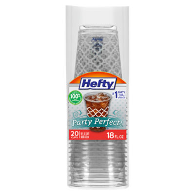 Hefty Party Perfect! 18 fl oz Cups, 20 count