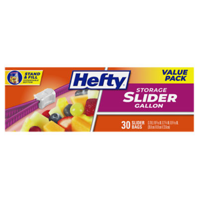 Hefty® Storage Gallon Slider Bags Value Pack, 30 ct - City Market