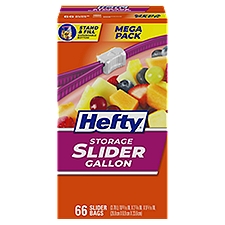 Hefty Slider Gallon Size Storage Bags