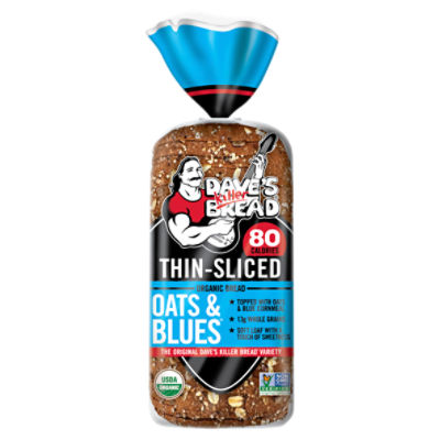 Dave's Killer Bread Oats & Blues Thin-Sliced Organic Bread, 20.5 oz