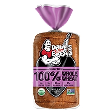 Dave's Killer Bread® 100% Whole Wheat, Organic Whole Wheat Bread, 25 oz Loaf