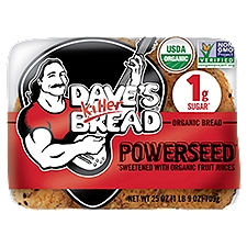Dave's Killer Bread Powerseed Organic Bread, 25 oz, 25 Ounce