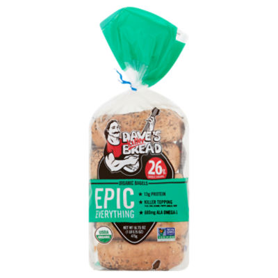 Dave's Killer Bread Epic Everything Organic, Bagels