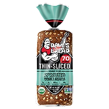 Dave's Killer Bread Thin-Sliced Sprouted Whole Grains Organic, Bread, 20.5 Ounce