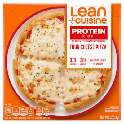 Lean Cuisine Protein Kick Four Cheese Frozen Pizza 6oz