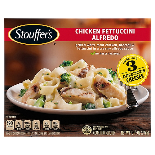 Stouffer's Chicken Fettuccini Alfredo, 10.5 oz.