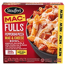Stouffer's Mac-Fulls Pepperoni Pizza Mac & Cheese Bowl, 14 oz