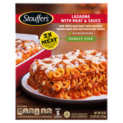 Stouffer's Family Size Lasagna with Meat & Sauce, 38 oz