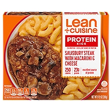 Lean Cuisine Protein Kick Salisbury Steak with Macaroni and Cheese Frozen Entrée 9.5oz