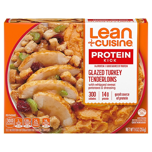 Lean Cuisine Protein Kick Glazed Turkey Tenderloins Frozen Entrée 9oz.