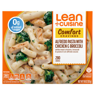 Lean Cuisine Comfort Cravings Alfredo Pasta with Chicken & Broccoli, 10 oz