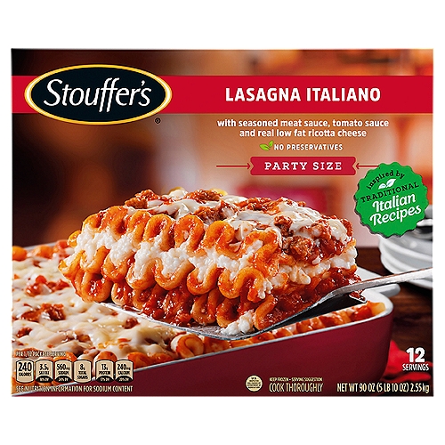 Stouffer S Lasagna Italiano Party Size