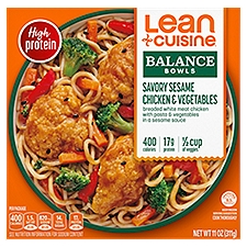 Lean Cuisine Balance Bowls Savory Sesame Chicken & Vegetables Bowls, 11 oz