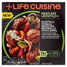 LIFE CUISINE MEATLESS LIFESTYLE Ricotta & Spinach Meatless Meat, 11 Ounce