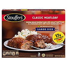 Stouffer's Classic Meatloaf Large Size, 2 count, 16 oz, 16 Ounce