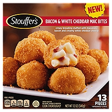 Stouffer's Bacon & White Cheddar Mac Bites, 12 Ounce