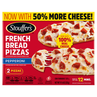 Stouffer's Pepperoni French Bread Pizzas, 2 count, 11 3/4 oz ShopRite