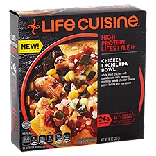 LIFE CUISINE HIGH PROTEIN LIFESTYLE Chicken Enchilada Bowl, 10 Ounce
