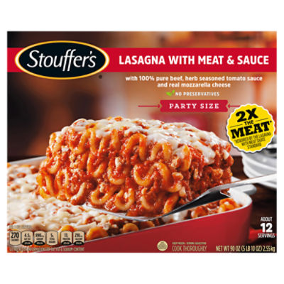 Stouffer's Lasagna with Meat and Sauce, Party Size, 90 oz